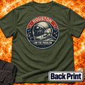 Houston Problem Vintage Mission Patch Back Print T-Shirt product image 1