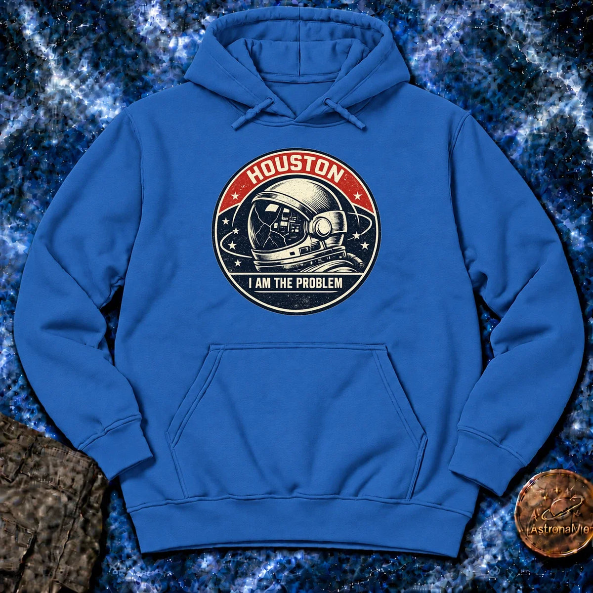 Houston Problem Vintage Mission Patch Hoodie product image 7