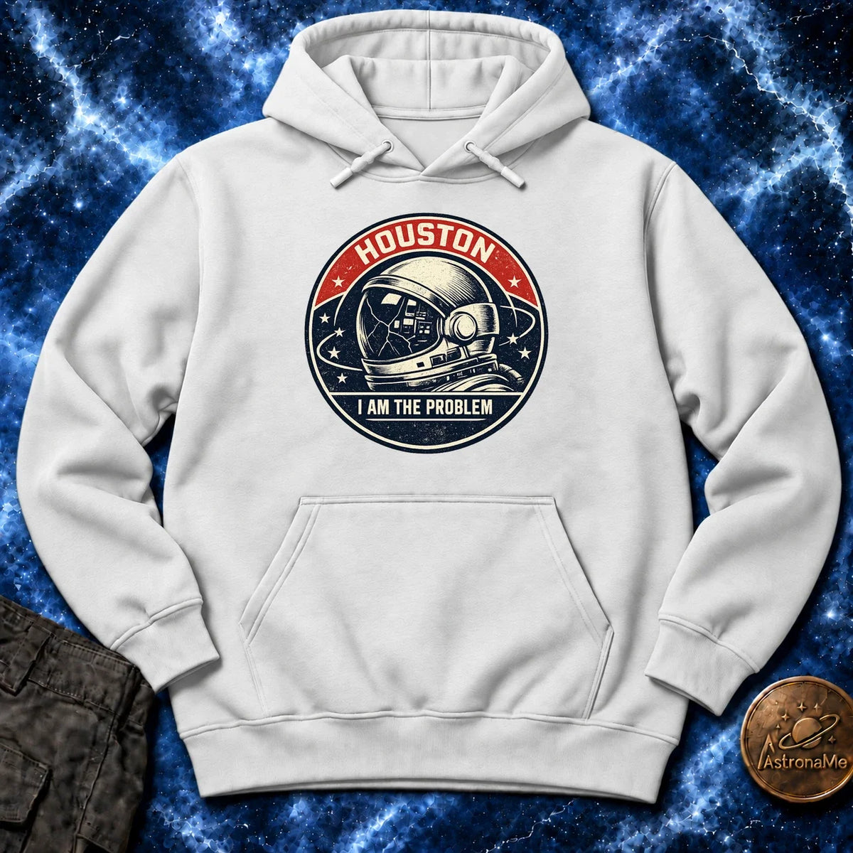 Houston Problem Vintage Mission Patch Hoodie product image 5