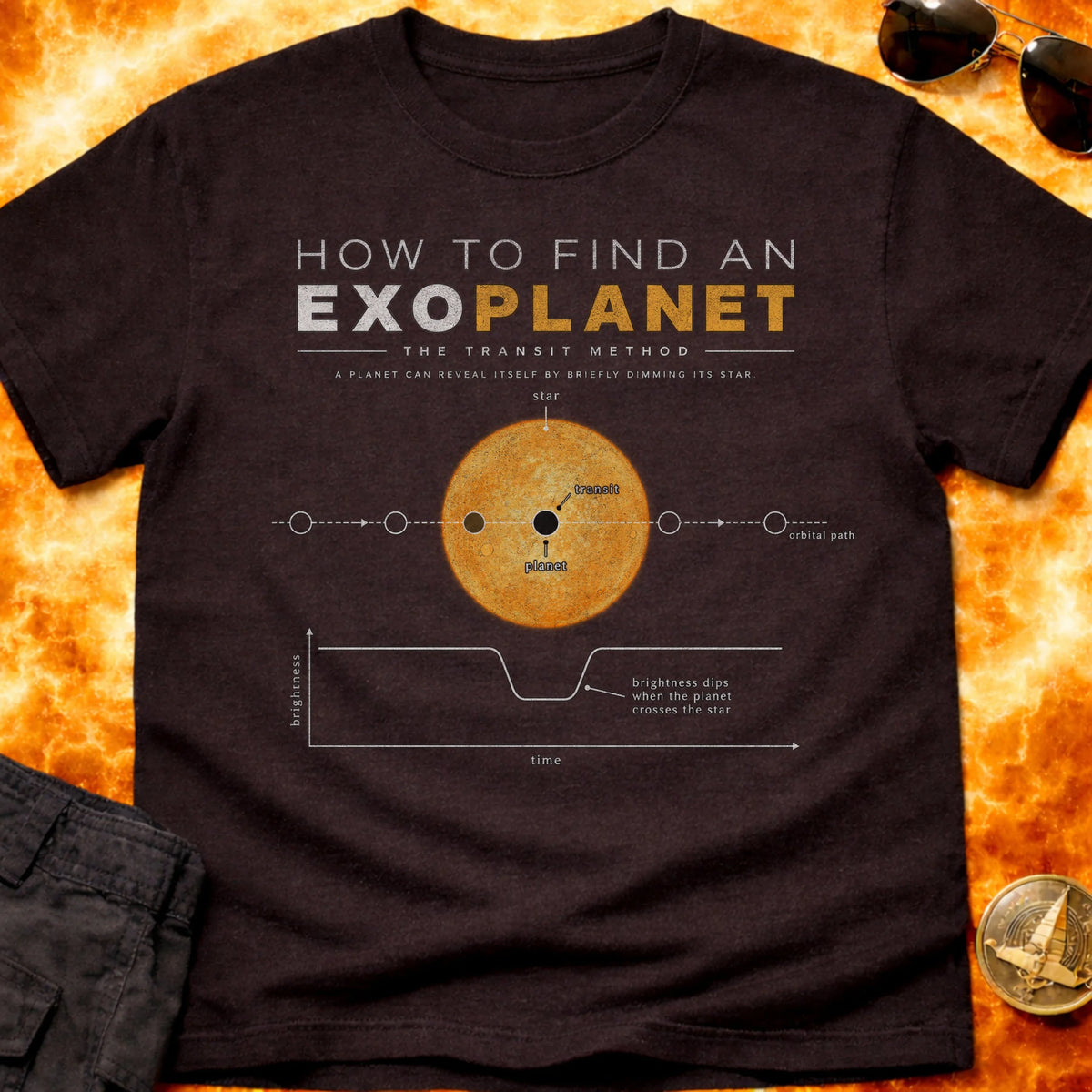 How To Find An ExoPlanet T-Shirt product image 3