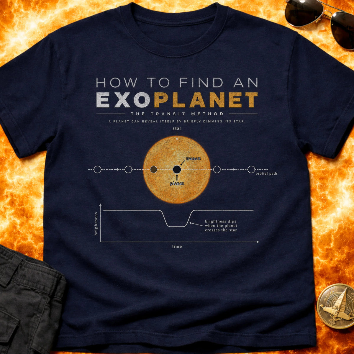 How To Find An ExoPlanet T-Shirt product image 2