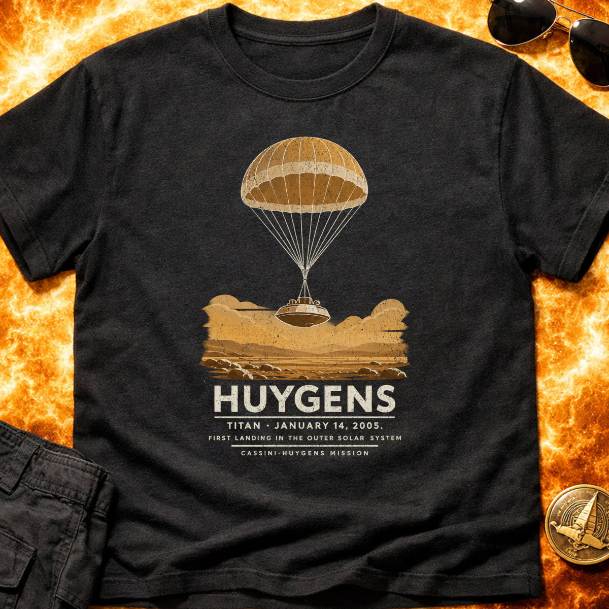 Huygens Over Titan T-Shirt product image 5