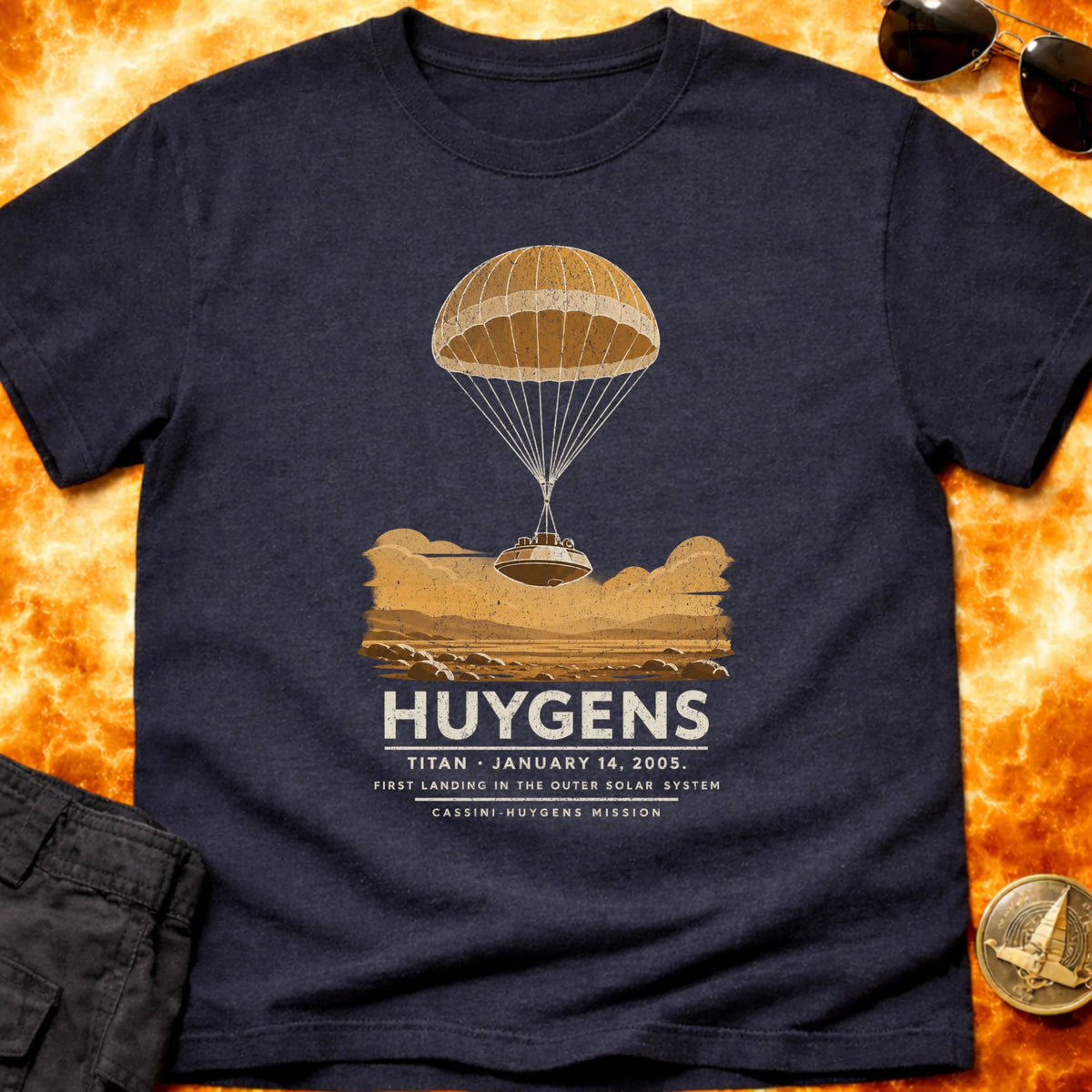 Huygens Over Titan T-Shirt product image 3