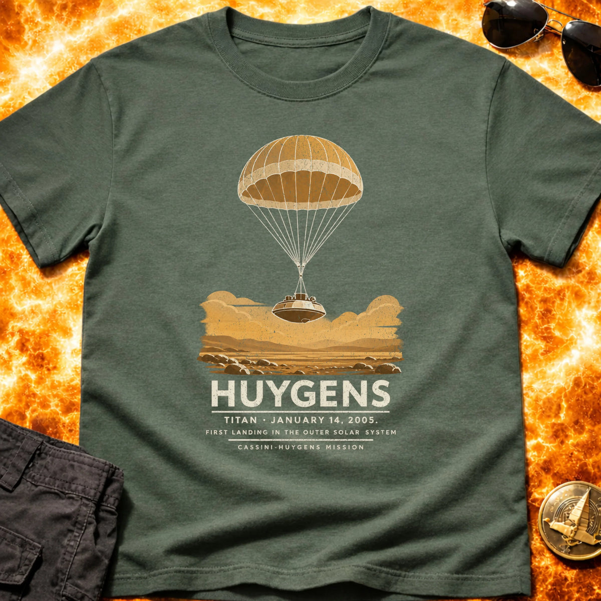 Huygens Over Titan T-Shirt product image 2
