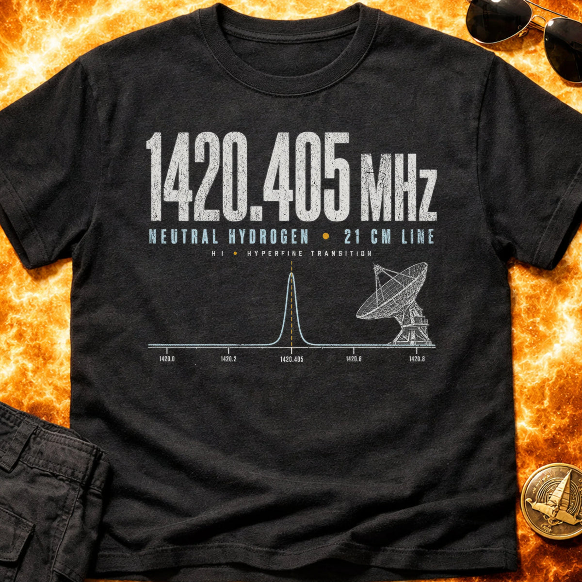 Hydrogen Line T-Shirt product image 5