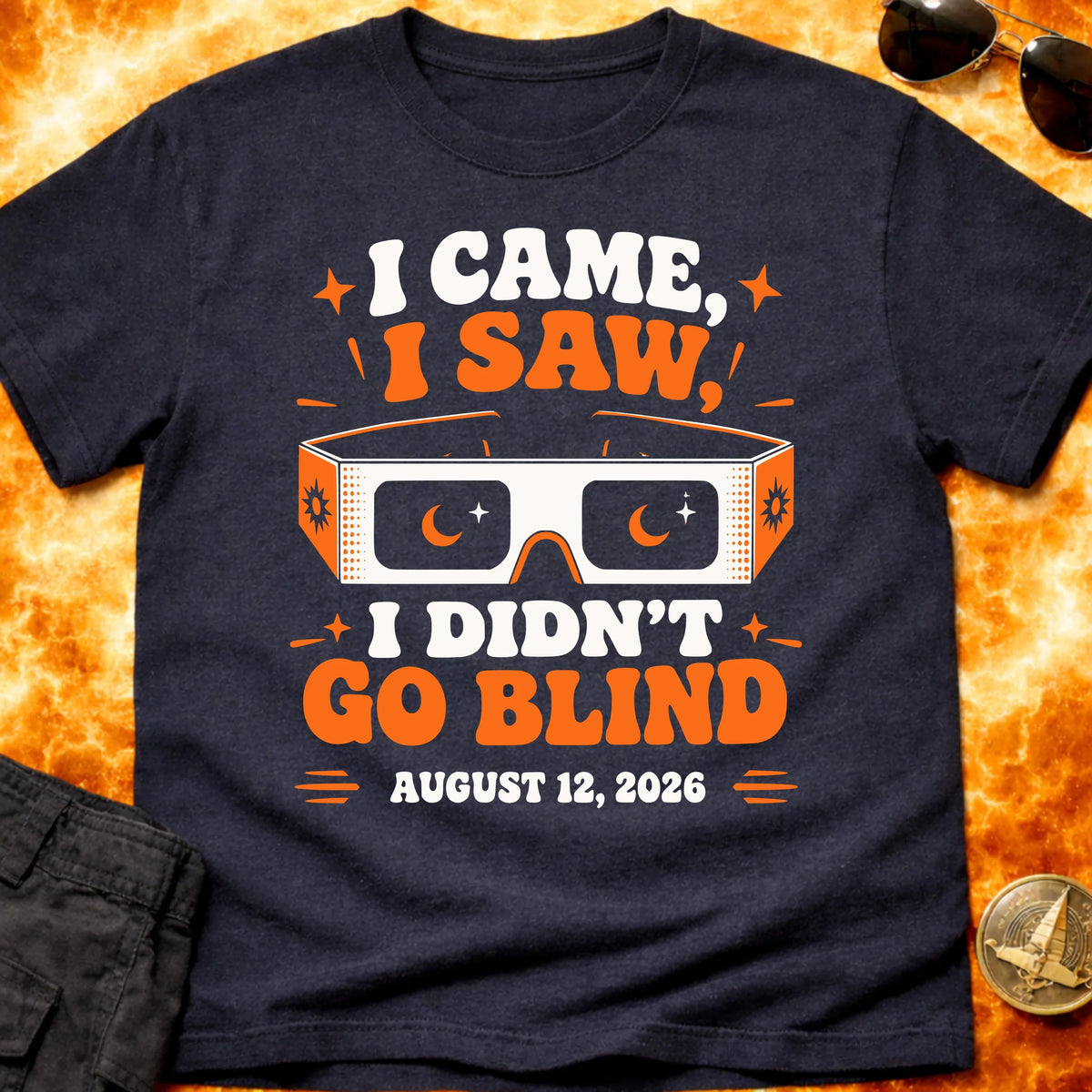 I Came I Saw Eclipse 2026 T-Shirt product image 5