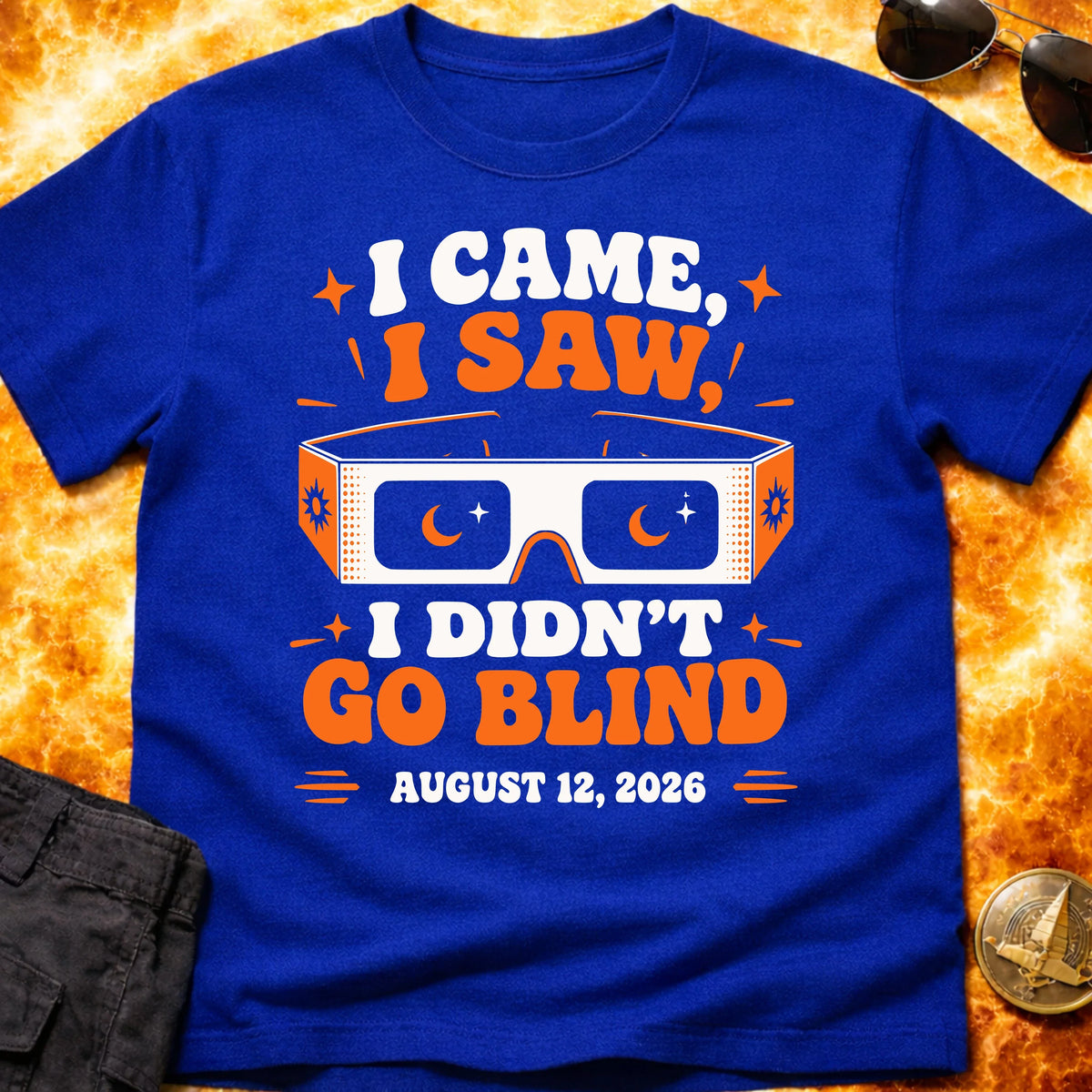 I Came I Saw Eclipse 2026 T-Shirt product image 3