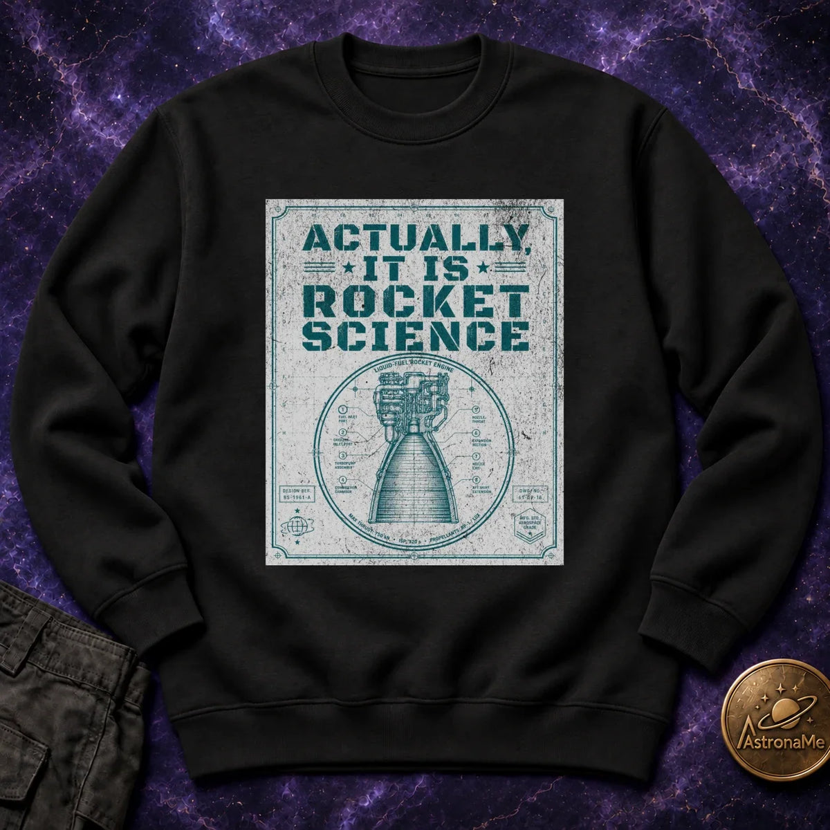 It is Rocket Science Schematic Crewneck Sweatshirt product image 3