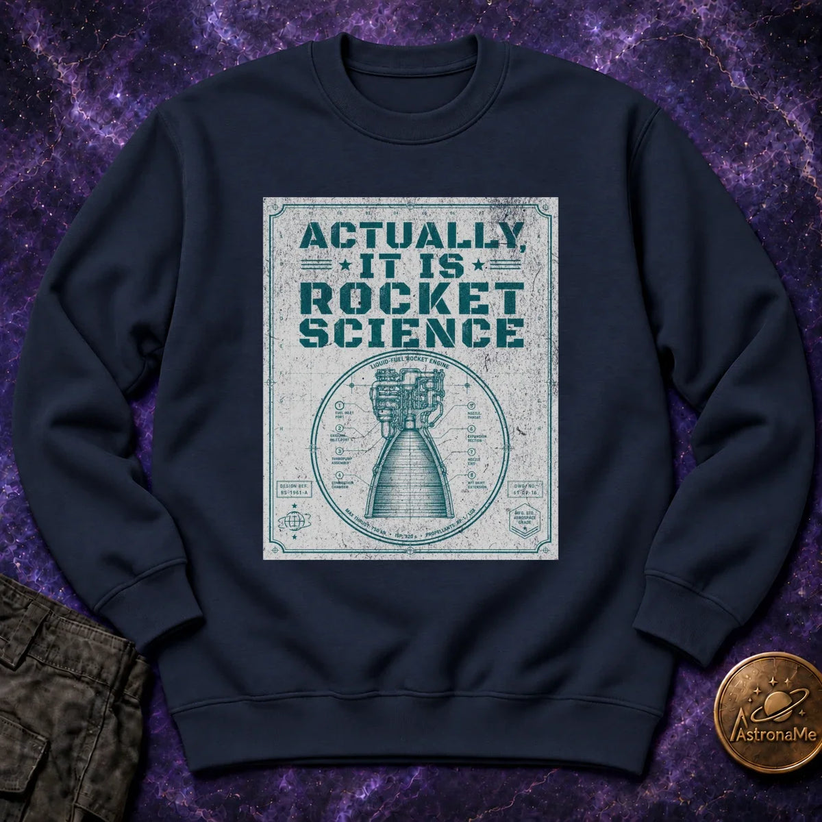 It is Rocket Science Schematic Crewneck Sweatshirt product image 1