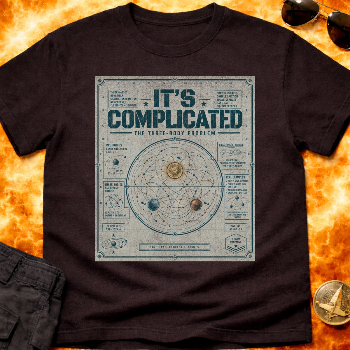 It's Complicated Schematic T-Shirt product image 1