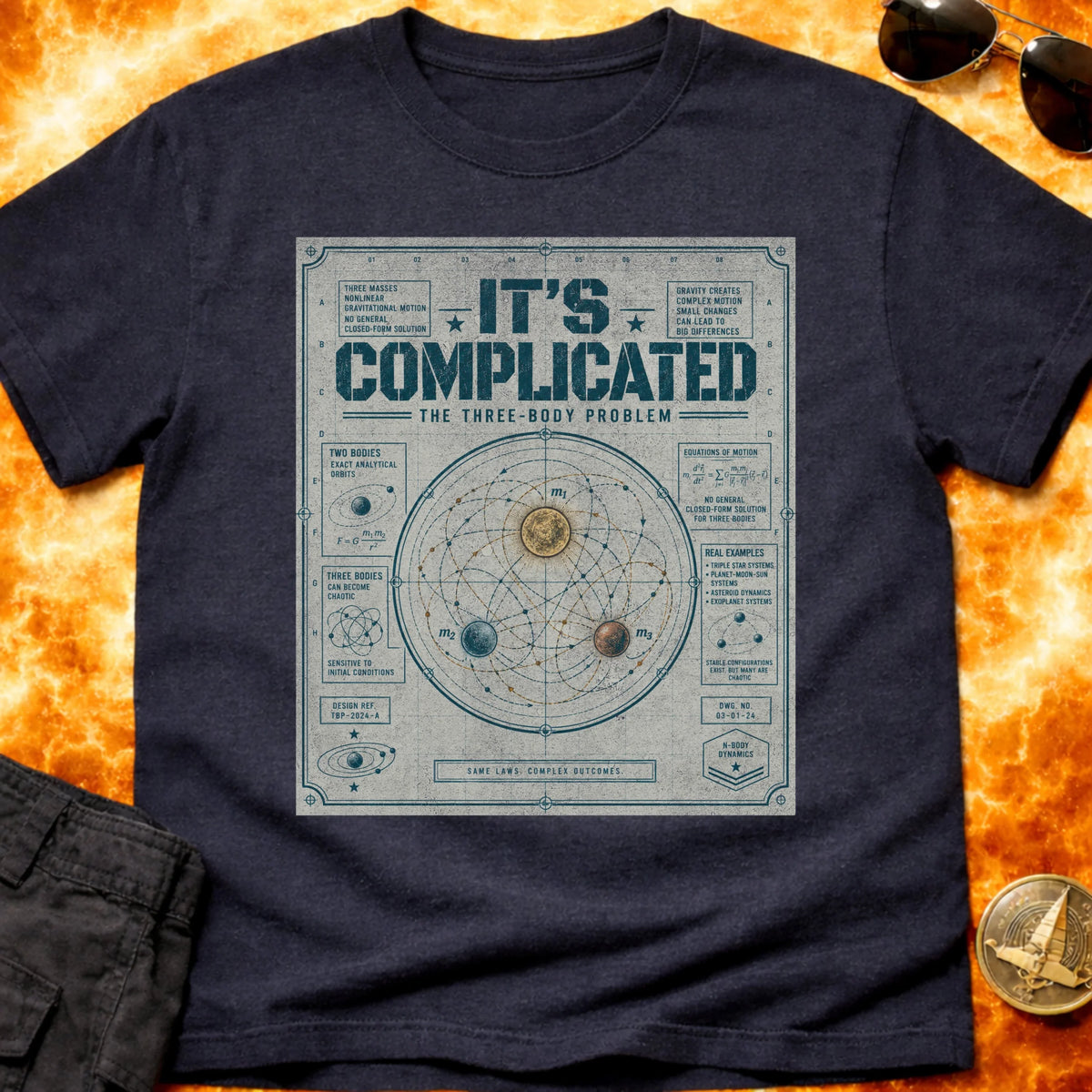 It's Complicated Schematic T-Shirt product image 4