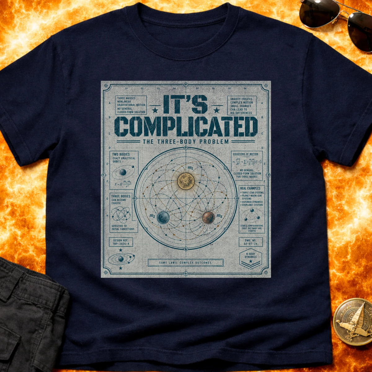 It's Complicated Schematic T-Shirt product image 2