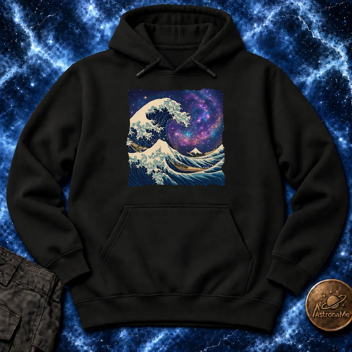 Japanese Wave Galaxy Hoodie product image 1