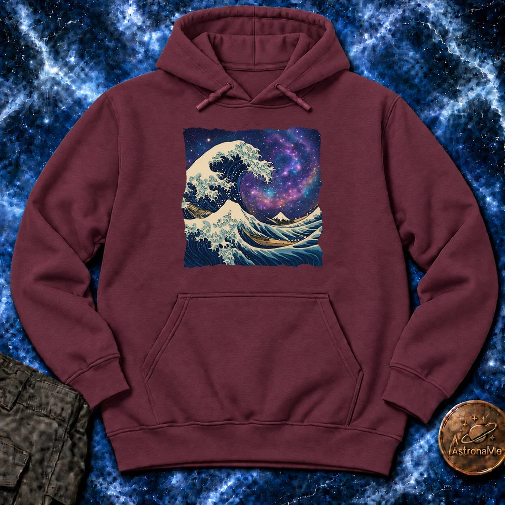 Japanese Wave Galaxy Hoodie product image 3