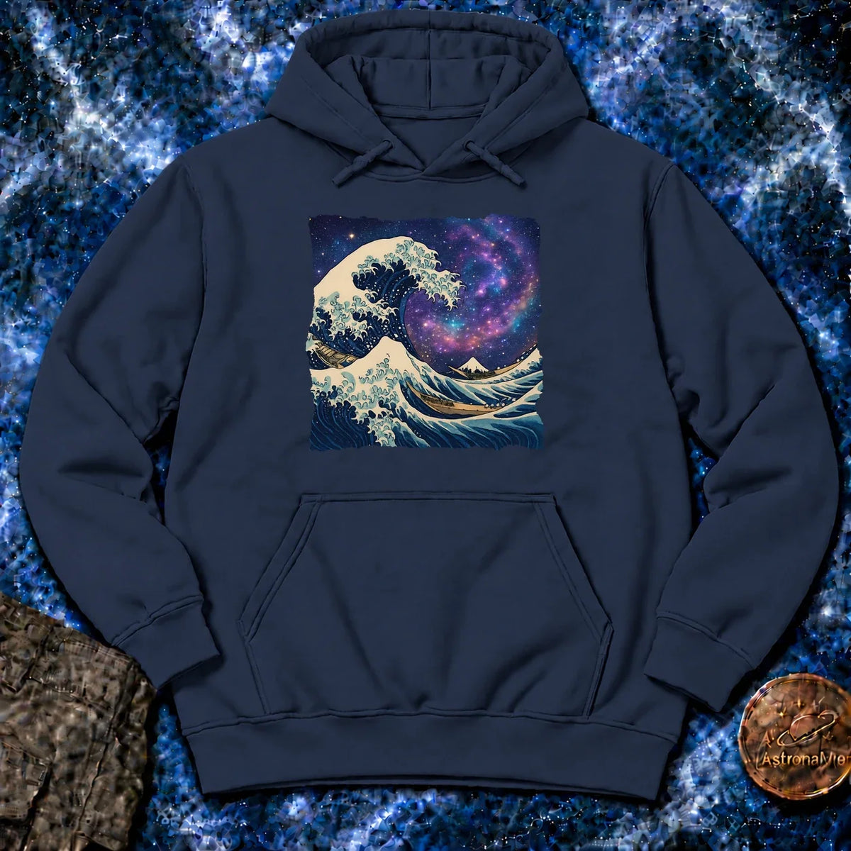 Japanese Wave Galaxy Hoodie product image 4