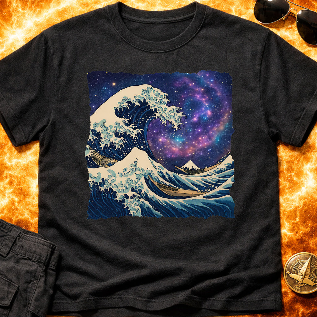 Japanese Wave Galaxy Classic T-Shirt product image 1