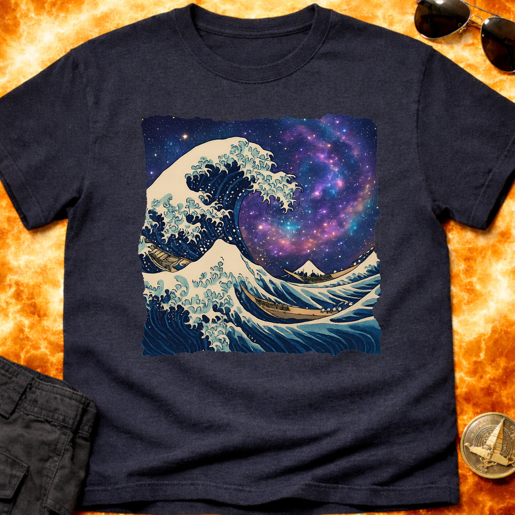 Japanese Wave Galaxy Classic T-Shirt product image 2