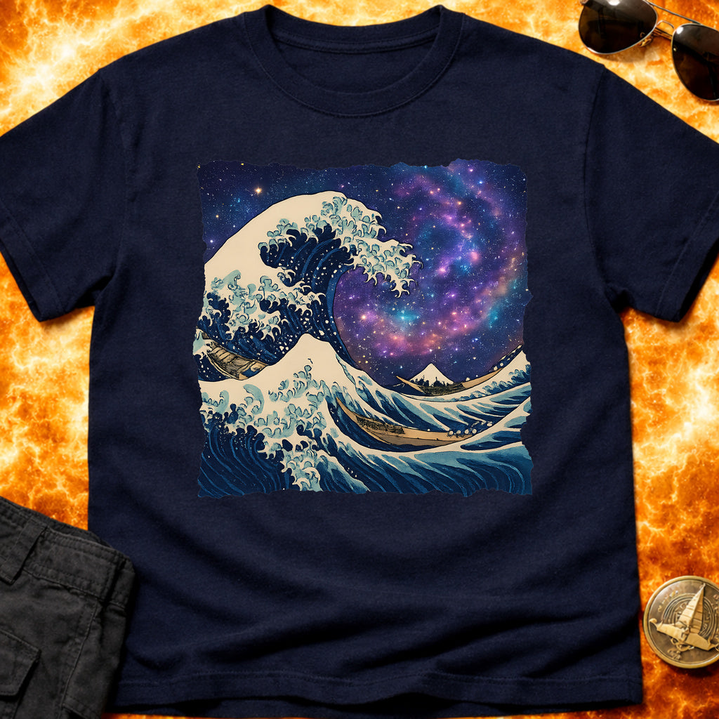 Japanese Wave Galaxy Classic T-Shirt product image 3