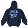 Retro 1 Uni Blue Patent Livin Life Hoody