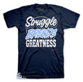 Retro 1 Uni Blue Patent Struggle Breeds Shirt