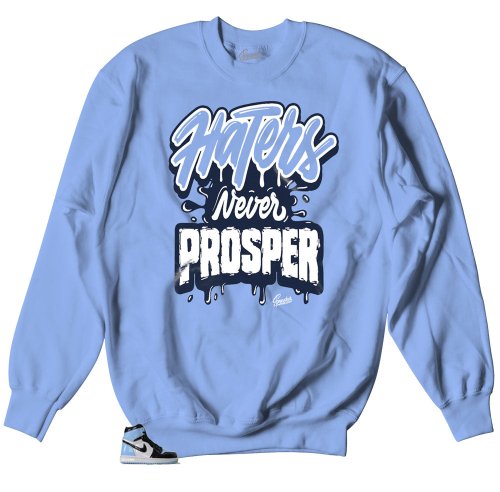 Retro 1 Uni Blue Patent Prosper Sweater