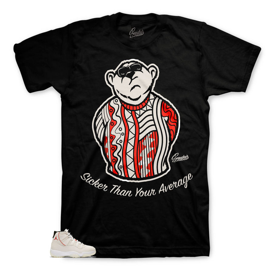 Retro 11 Platinum Tint Big Bear Shirt