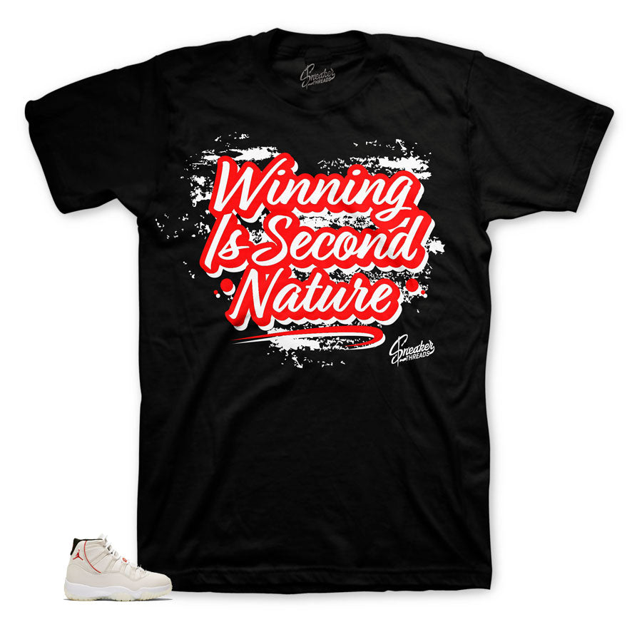 Retro 11 Platinum Tint Second Nature Shirt