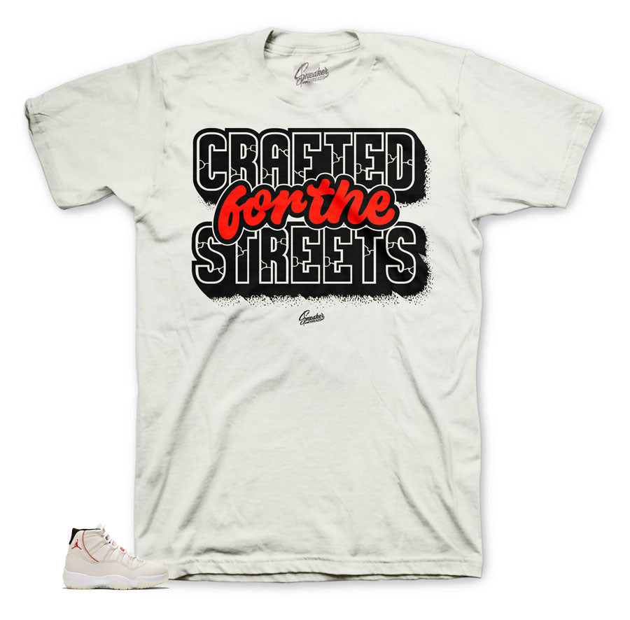 Retro 11 Platinum Tint Crafted Shirt