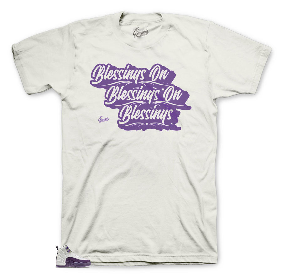 Retro 12 Pro Purple Blessings Shirt