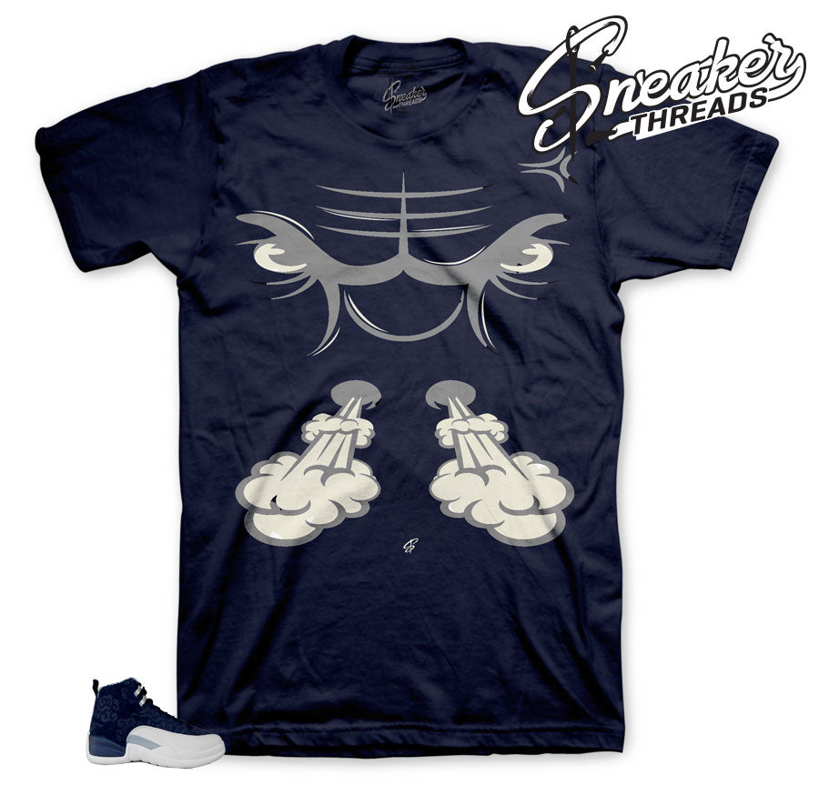 Retro 12 Japan Raging Face Shirt