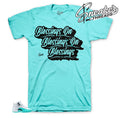 Retro 12 Light Aqua Blessings Shirt