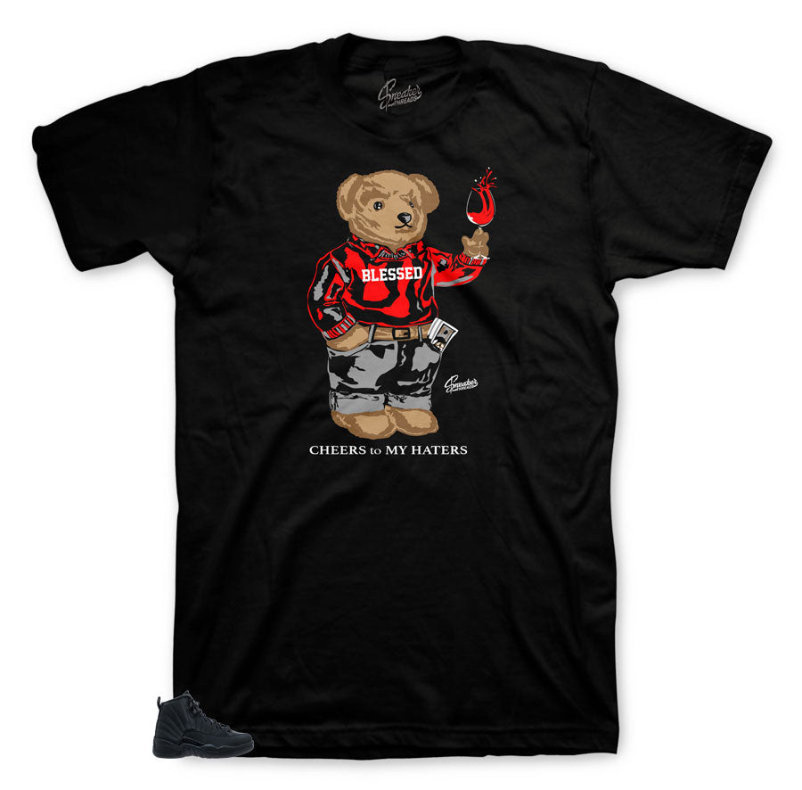 Retro 12 Winterized Cheers Bear Shirt
