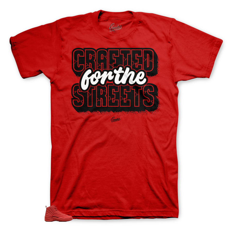 Retro 12 Gym Red Bulls Crafted Shirt