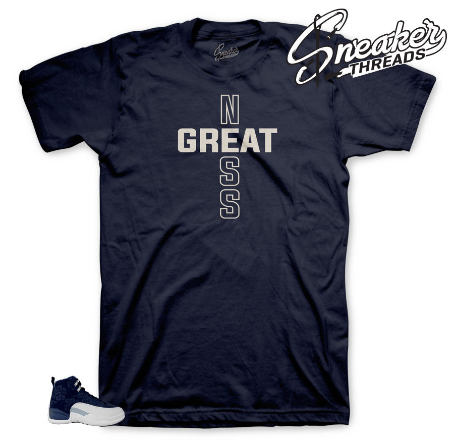 Retro 12 Japan Greatness Cross Shirt