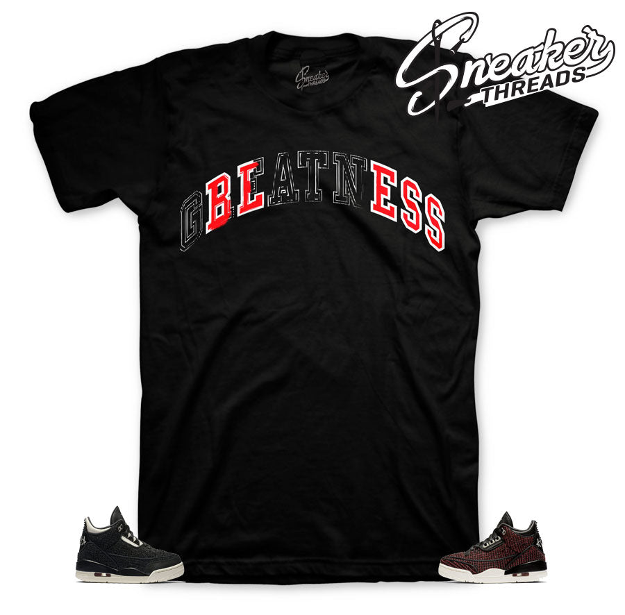 Retro 3 AWOK Stiched Bless Shirt