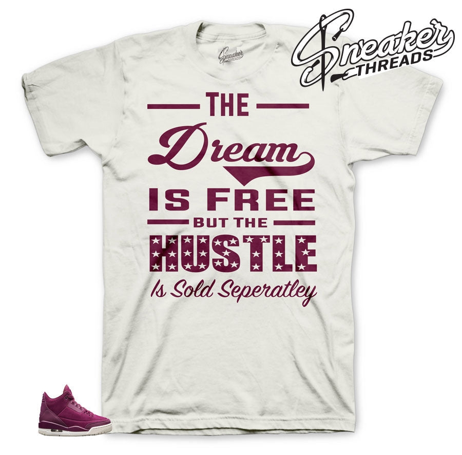 Retro 3 Bordeaux Sold Separately Shirt