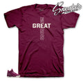 Retro 3 Bordeaux Greatness Cross Shirt