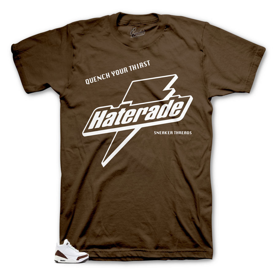 Retro 3 Mocha Haterade Shirt