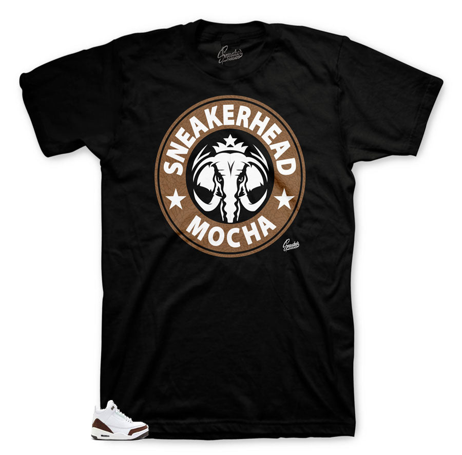 Retro 3 Mocha Dark Roast Shirt