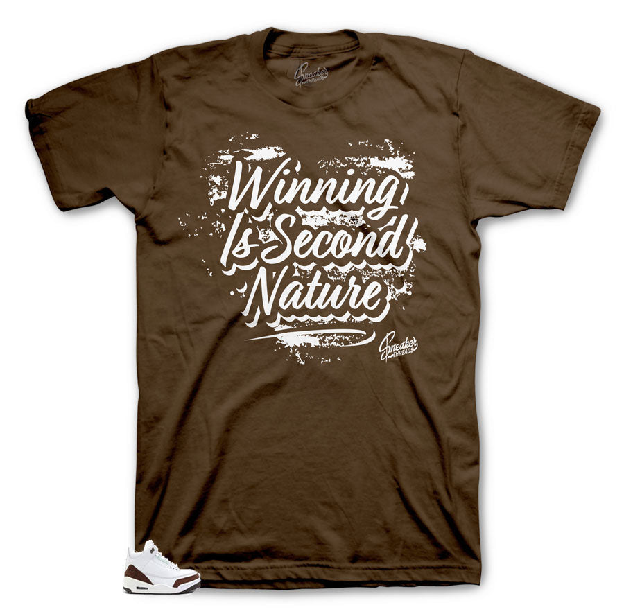 Retro 3 Mocha Second Nature Shirt
