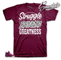 Retro 3 Bordeaux Struggle Breeds Shirt