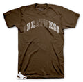 Retro 3 Mocha Stitched Shirt