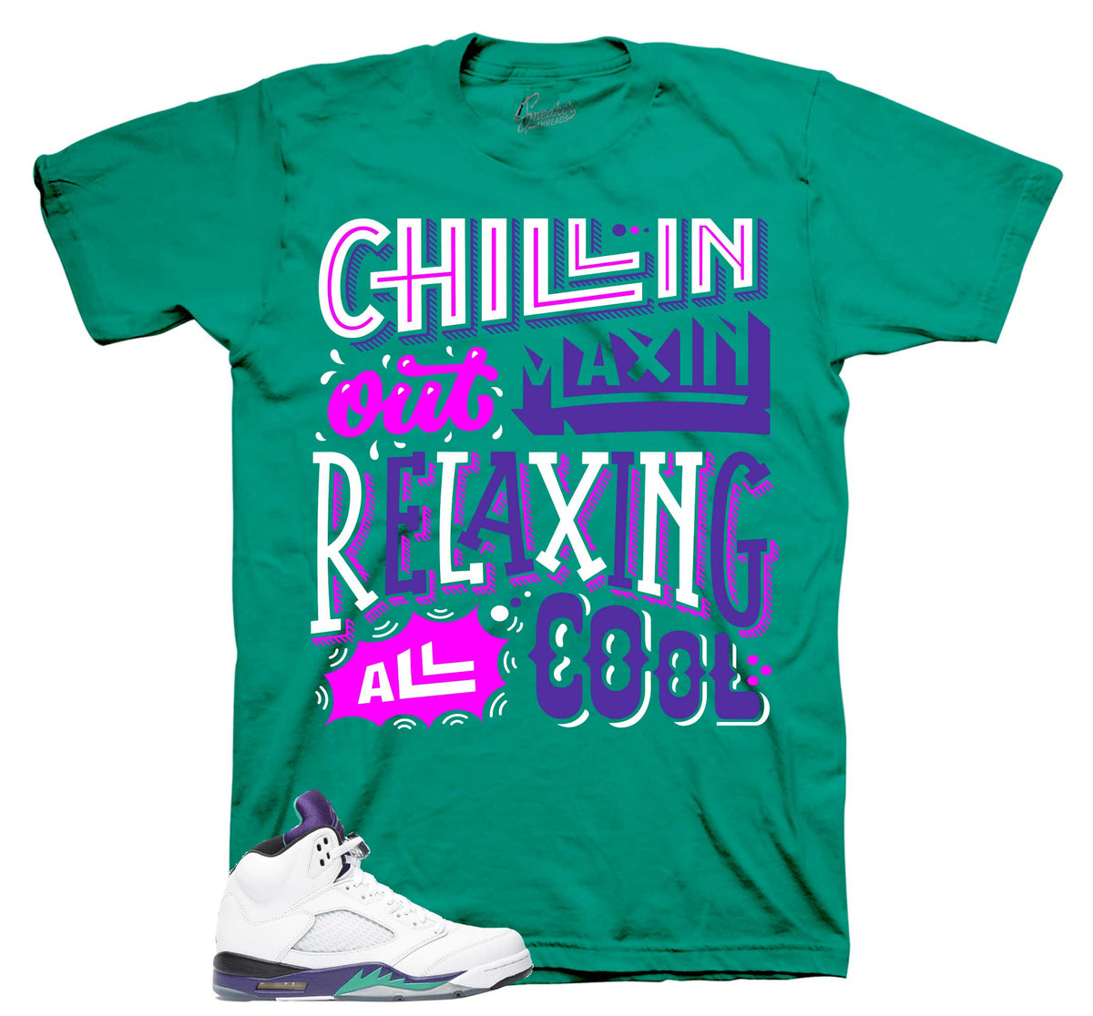 Retro 5 Grape Relaxin Shirt