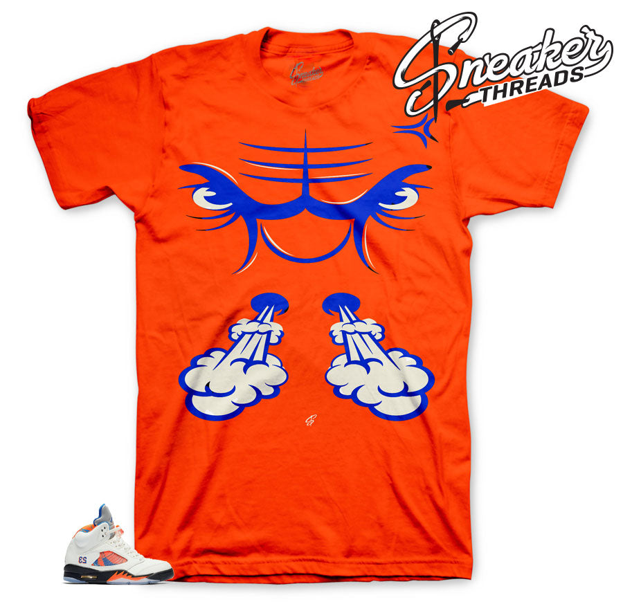 Retro 5 Barcelona Raging Face Shirt