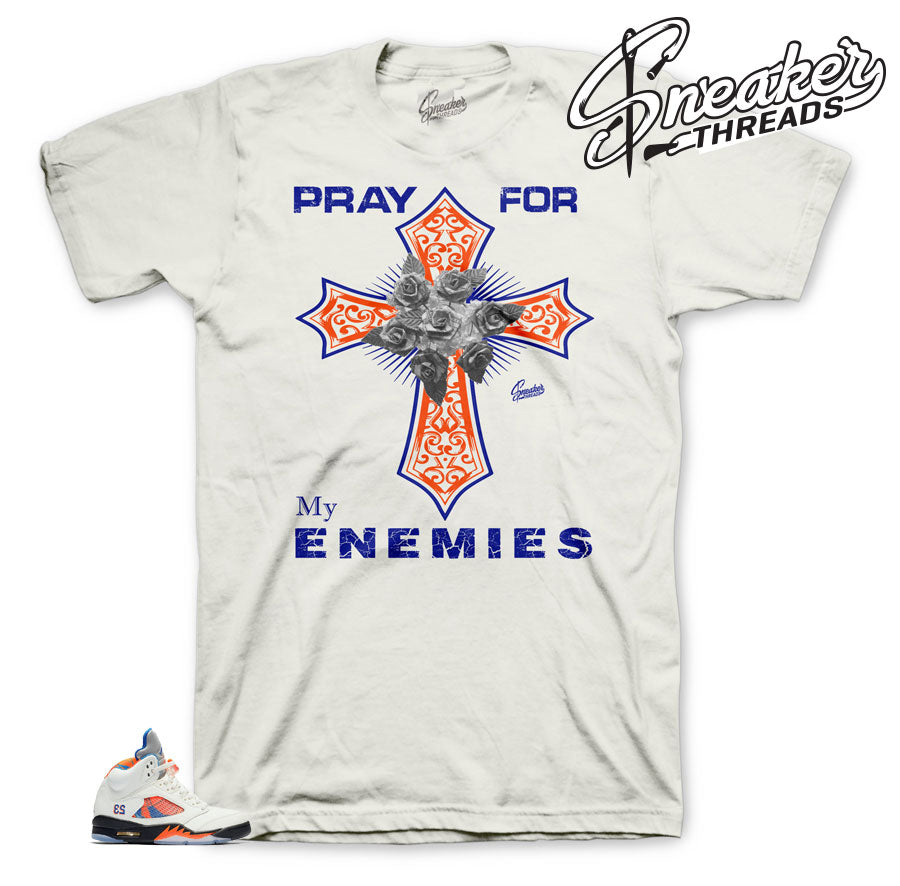Retro 5 Barcelona Enemy Cross Shirt