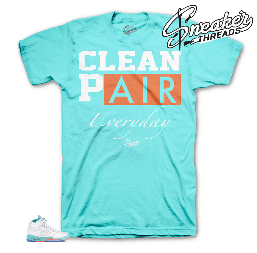 Retro 5 Light Aqua Everyday Shirt