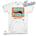 Retro 5 Light Aqua Good Vibes Shirt