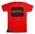 Retro 5 Satin Red Crafted Shirt