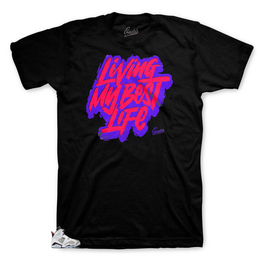 Retro 6 Flint Living Life Shirt