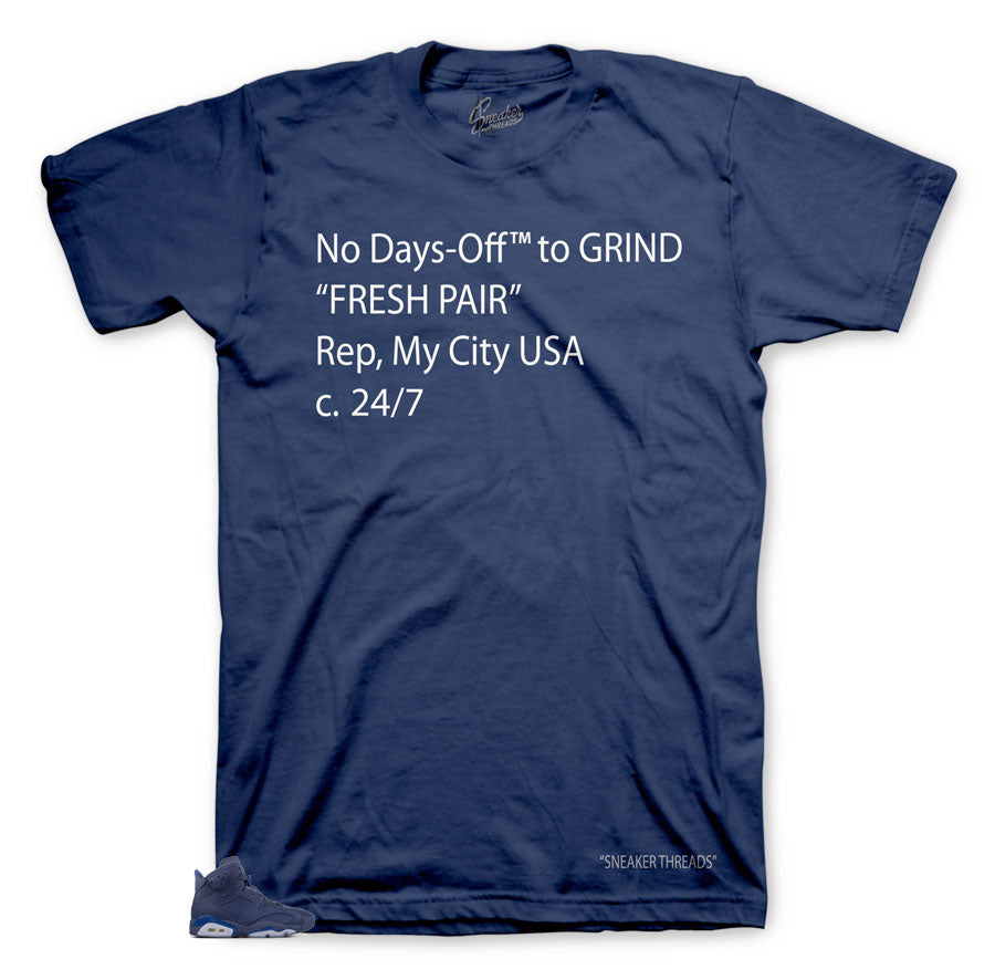 Retro 6 Diffused No Days Off Shirt